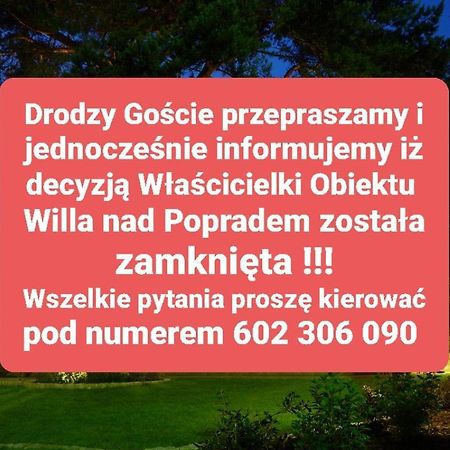 Bed and Breakfast Willa Nad Popradem Piwniczna-Zdroj Екстер'єр фото