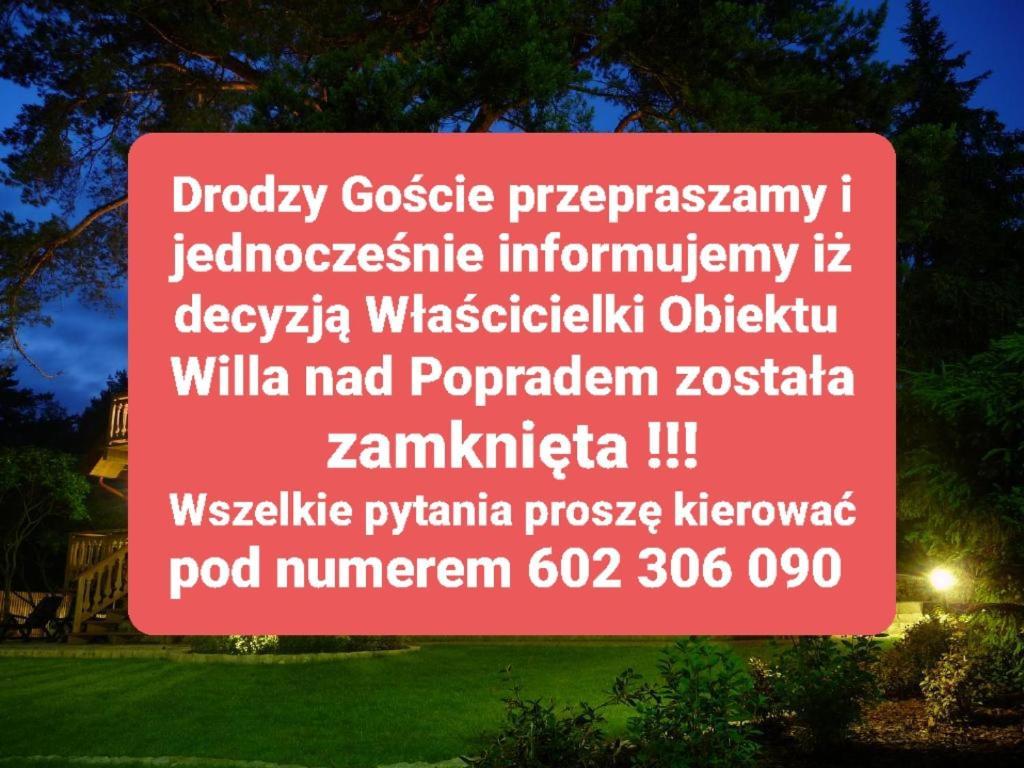 Bed and Breakfast Willa Nad Popradem Piwniczna-Zdroj Екстер'єр фото